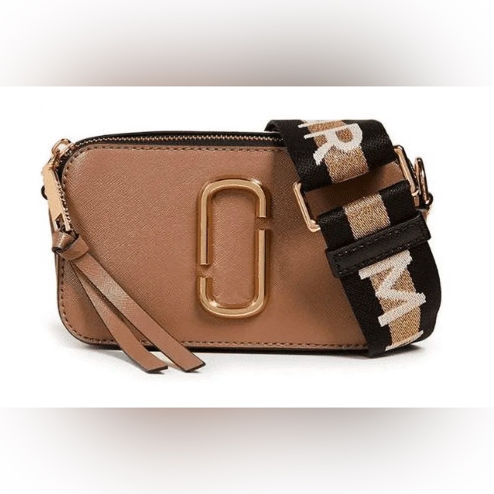 Marc Jacobs Snapshot Camera Crossbody Bag- French Grey Multi Color - Picture 1 of 3